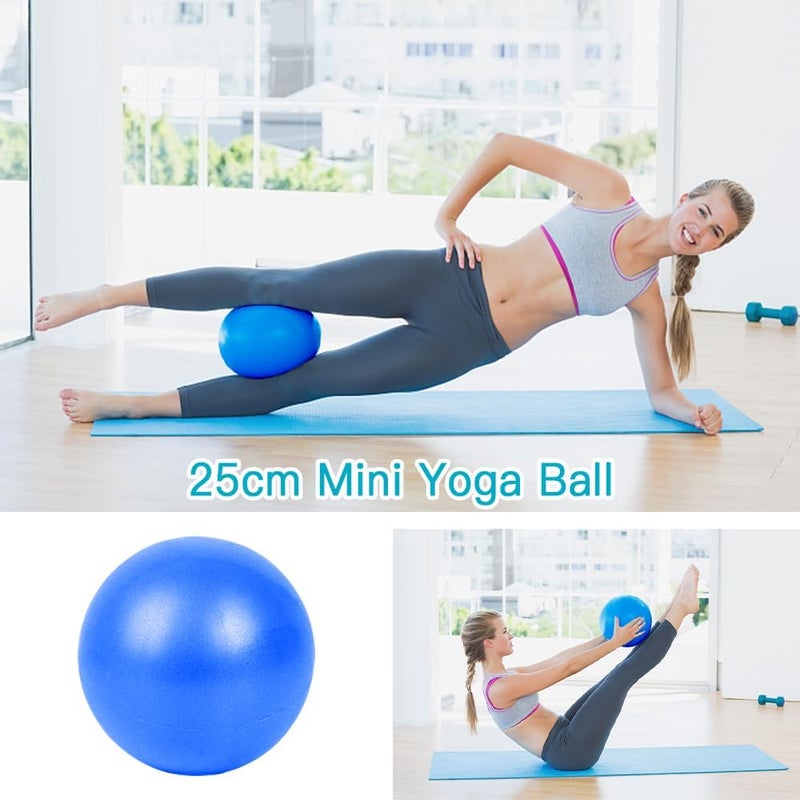 Karlak Yoga Sets for Women Pilates at Home Equipment Pilates Magic Ring Booty Bands for Working Out Glutes Yoga Ball 25cm Figure 8 Resistance Band Yoga Bands for Stretching - Image 3